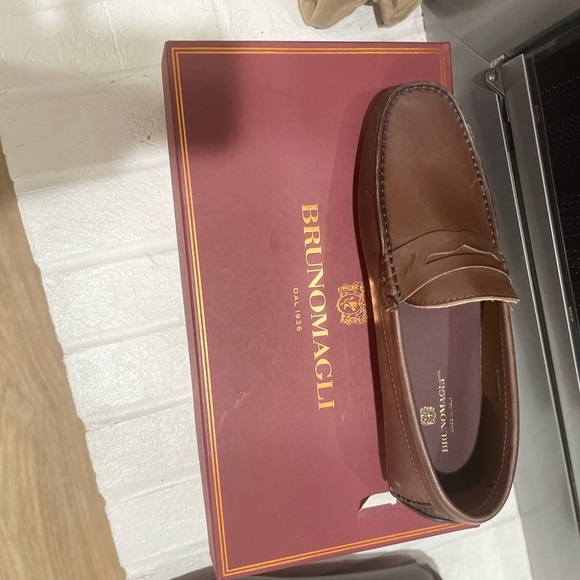 Bruno Magli Xane leather Driving loafers size 9 nib $325 - Picture 9 of 11